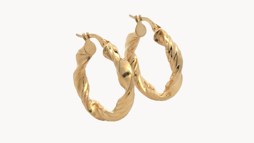 18K Gold Earrings — This week's prize